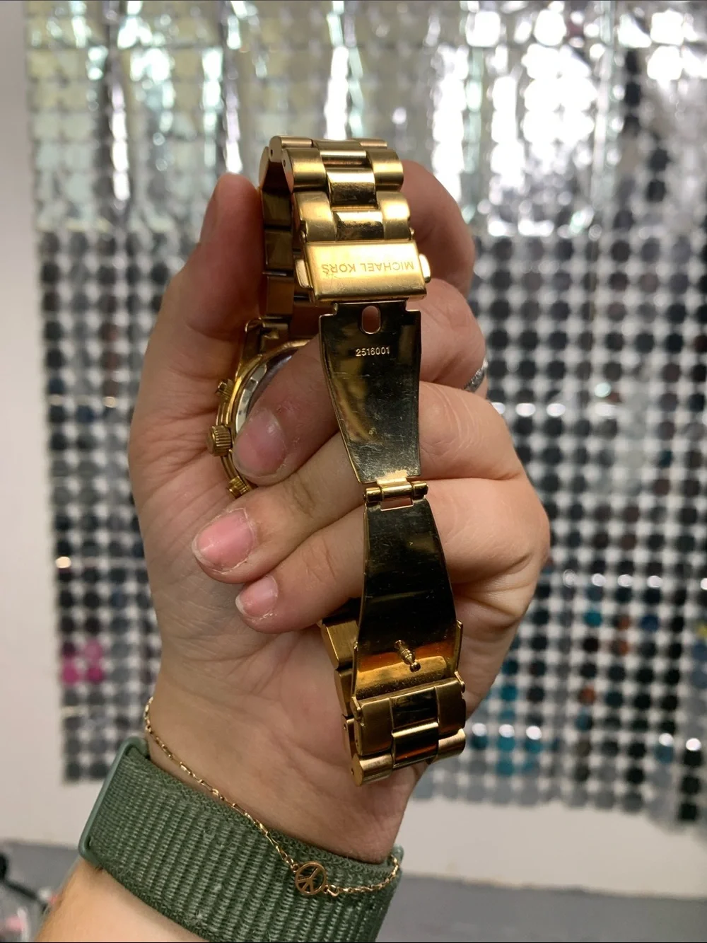 Michael Kors Gold Stainless Steel Men's Chronograph Watch